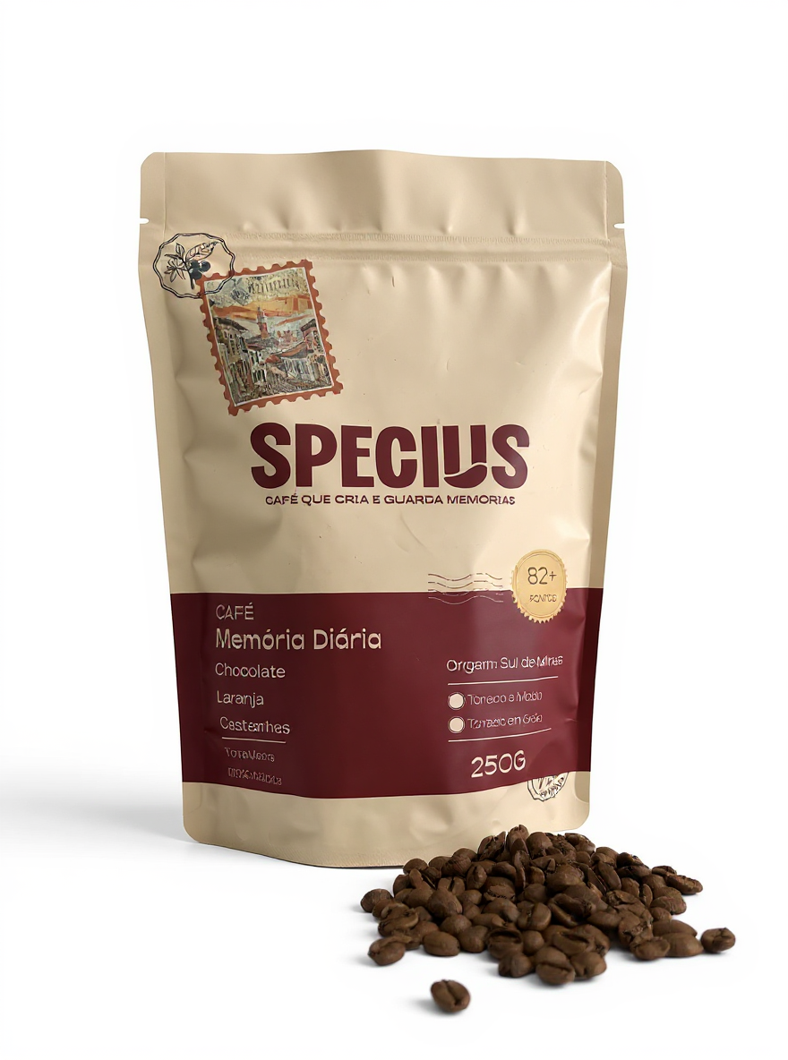 Café Especial SPECIUS | Linha: Memória Diária | Sul de Minas – 250g