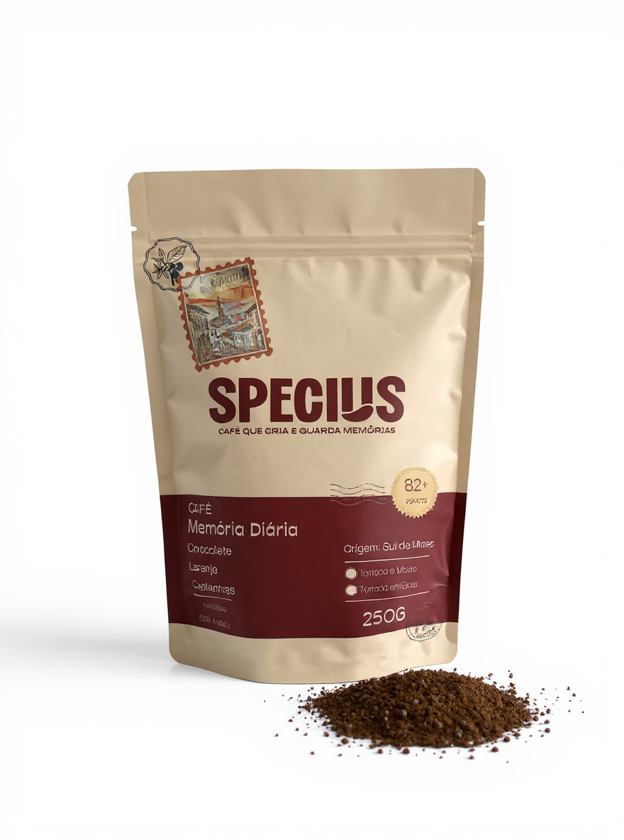 Café Especial SPECIUS | Linha: Memória Diária | Sul de Minas – 250g