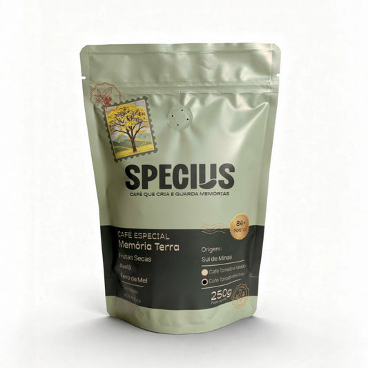 Café Especial SPECIUS | Linha: Memória Terra | Sul de Minas – 250g